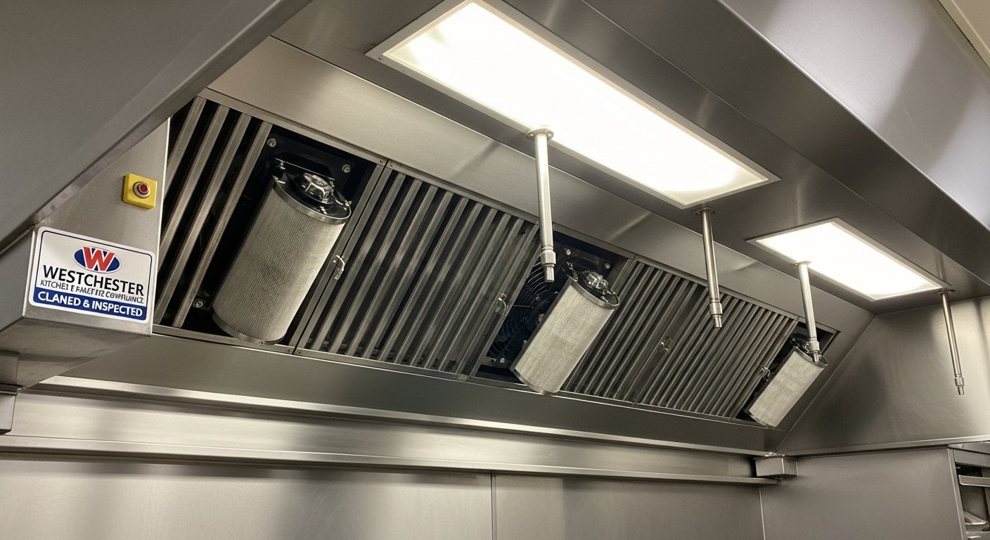 Grease Duct Cleaning service in a commercial kitchen