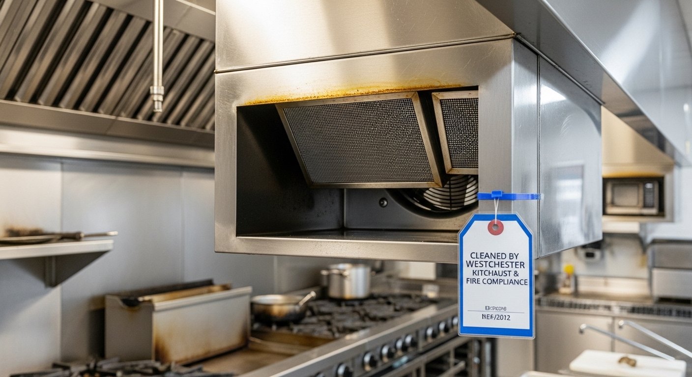 Overnight Commercial Hood Cleaning service in a commercial kitchen