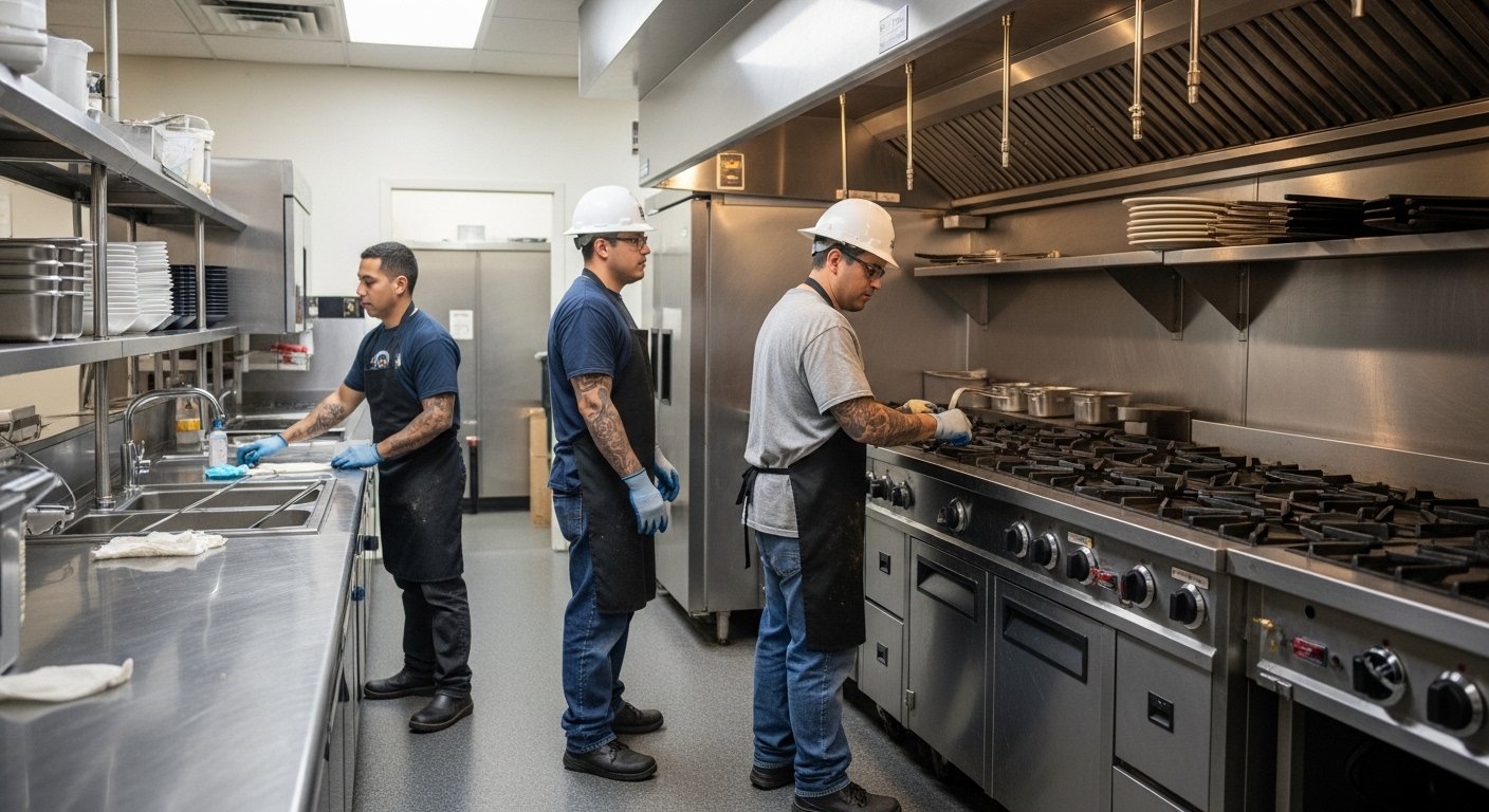 Exhaust Fan Not Working issue in a commercial kitchen exhaust system