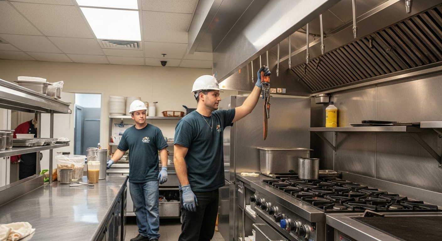 Emergency Compliance Deadline issue in a commercial kitchen exhaust system