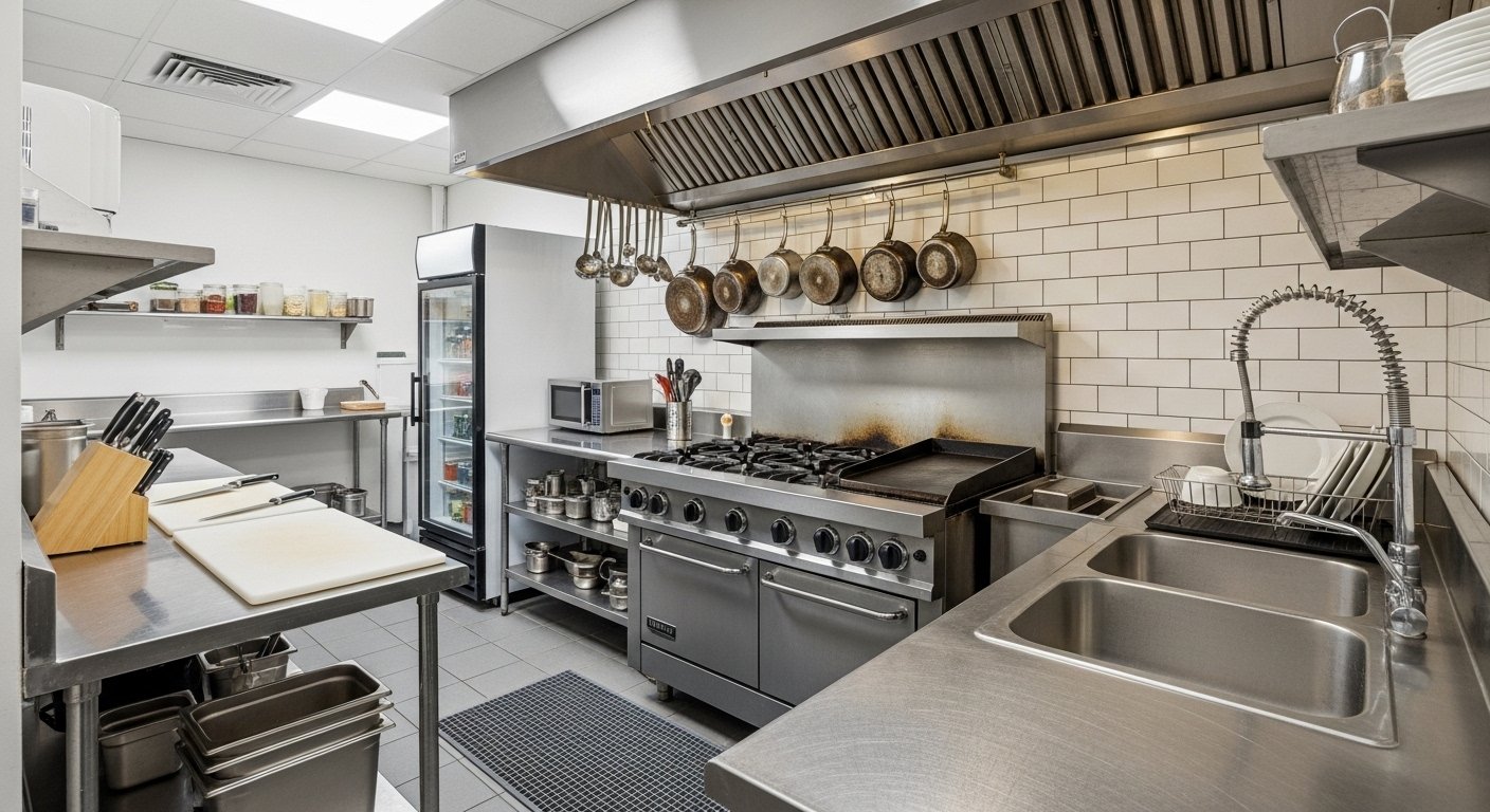 Rye Commercial Hood Cleaning service area commercial kitchen image